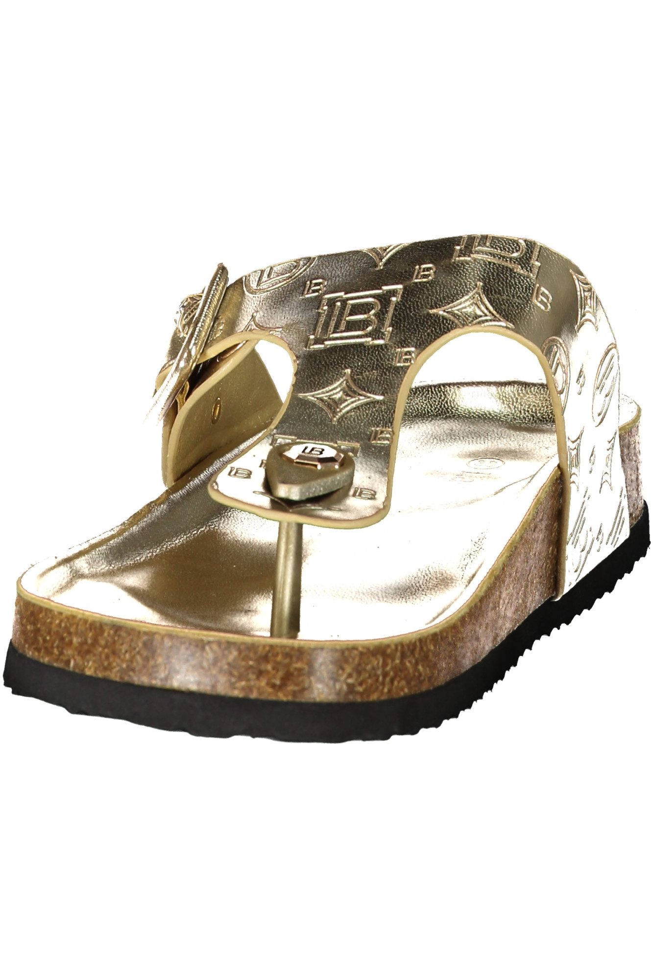 Laura Biagiotti Badeschuh Goldene Damen-Pantolette: Stilvolle