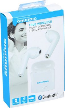 Grundig In-Ear 5.0 Bluetooth Wireless Earbuds Kopfhörer mit USB-C & Ladecase Bluetooth-Kopfhörer (Kabellose Kopfhörer, Google Assistant, Siri, Bixby, Bluetooth, Wierless, automatisches Koppeln für ein kompromissloses kabelloses Hörerlebnis)