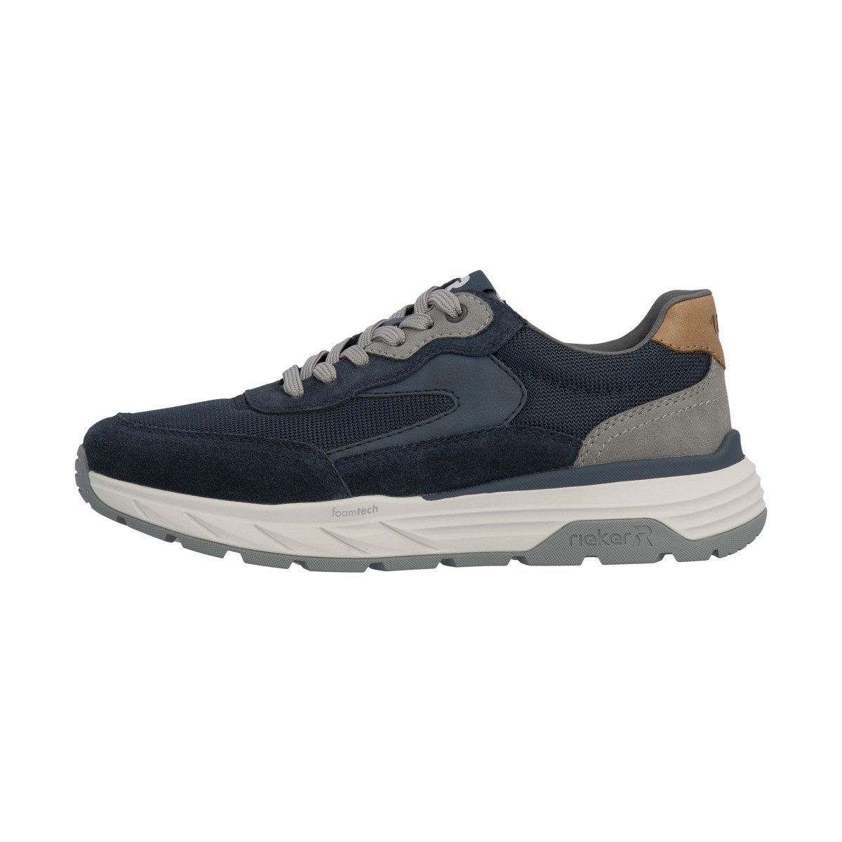 Rieker 06100 Herren Sneaker Turnschuhe, Sportschuhe, Freizeitschuhe, Halbschuhe, Schnürschuhe