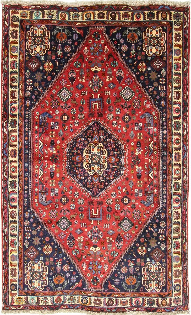 Orientteppich Ghashghai 154x256 Handgeknüpfter Orientteppich / Perserteppich, Nain Trading, rechteckig, Höhe: 12 mm