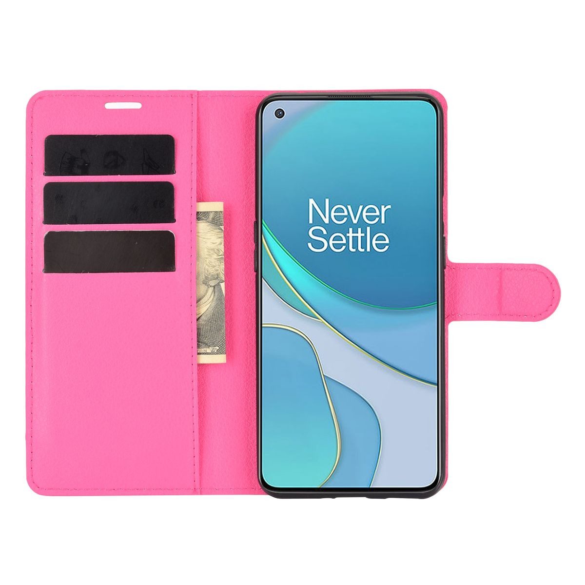 König Design Handyhülle OnePlus 9, Schutzhülle Schutztasche Case Cover Etuis Wallet Klapptasche Bookstyle