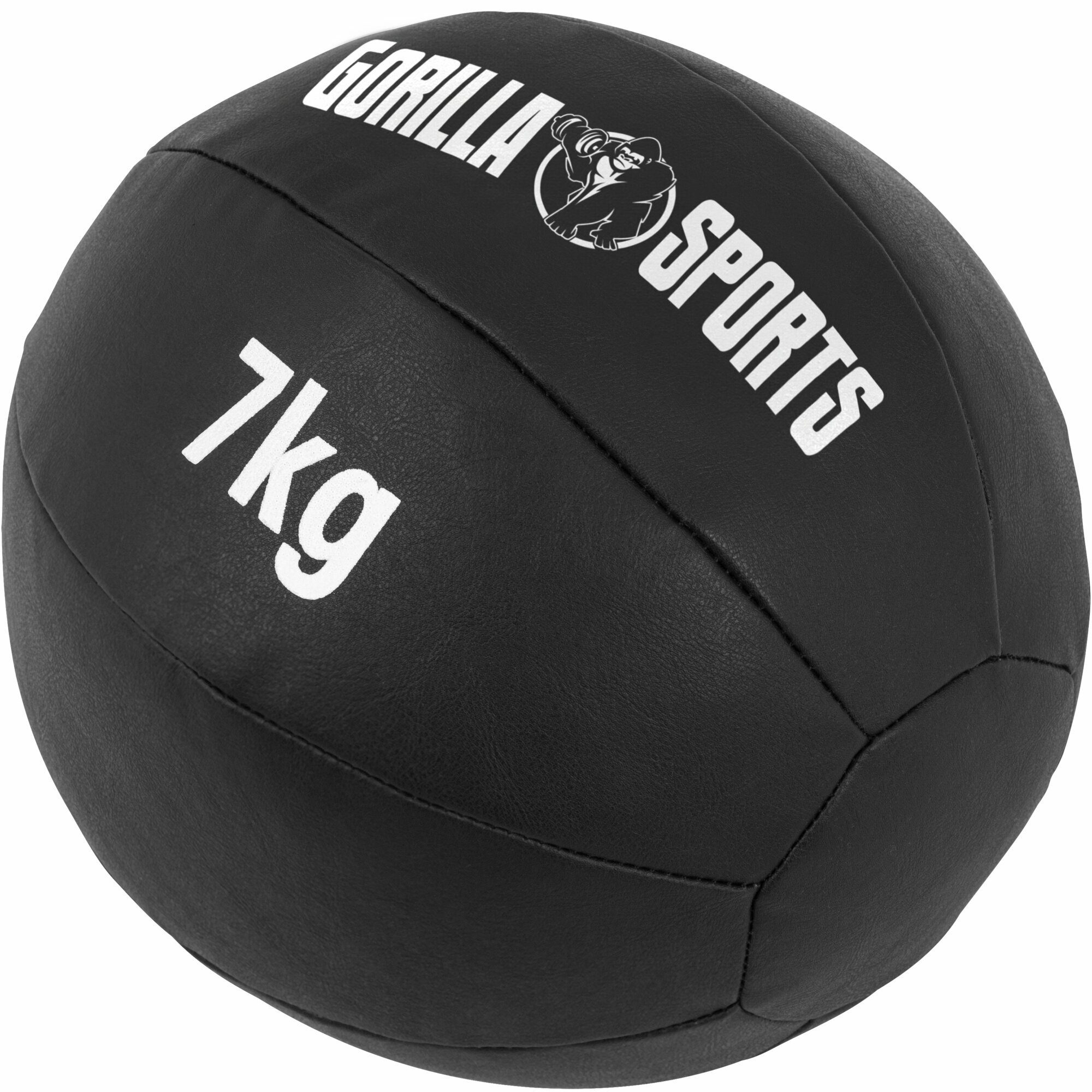 29cm, GORILLA aus 7 Gewichtsball SPORTS kg Trainingsball, Fitnessball, Einzeln/Set, Medizinball Leder,