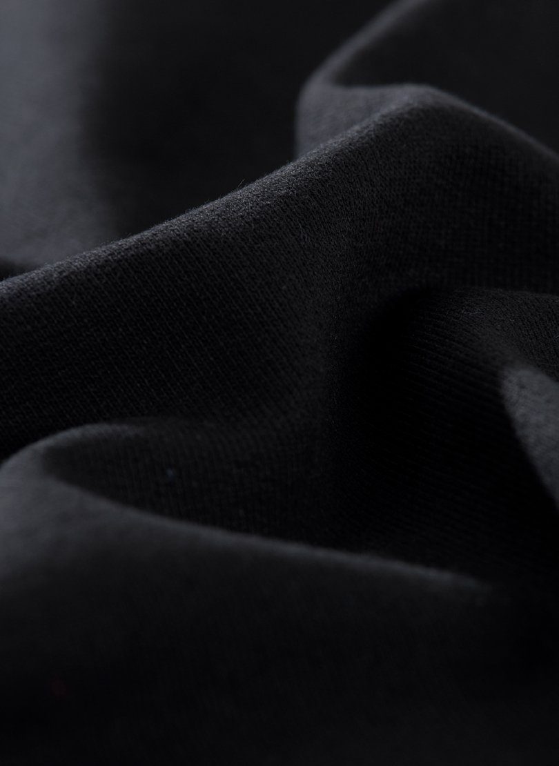 Biobaumwolle Trigema Sweatshirt TRIGEMA Sweatshirt aus schwarz