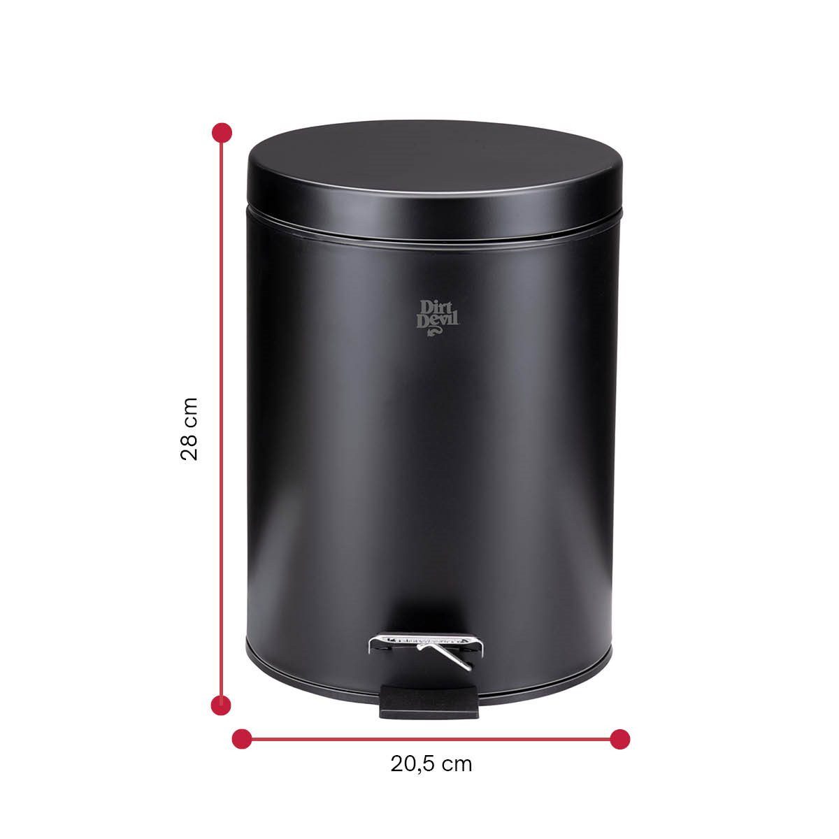 DIRT DEVIL Mülleimer Dirt Devil Tretmülleimer 5L