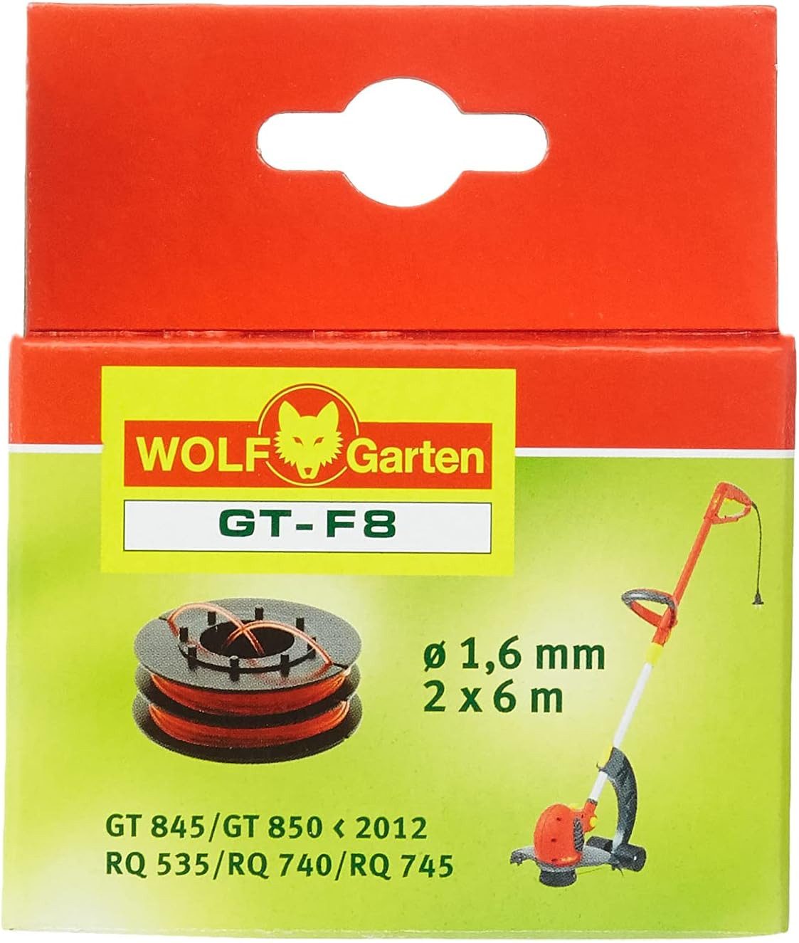 WOLF Fadenspule WOLF-Garten GT-F 8 7120503 Fadenspule, (1-St)