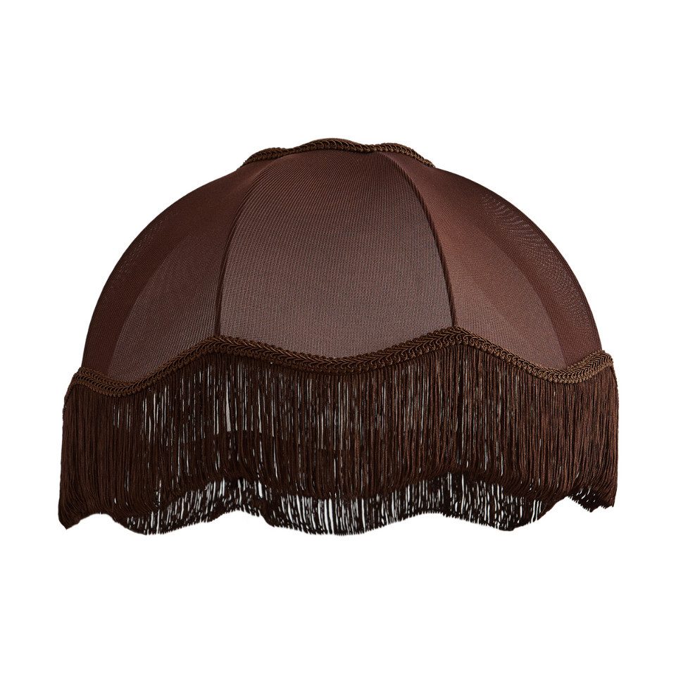Qazqa Lampenschirm Heritage, QAZQA Lampenschirm, Braun, Textil, Retro