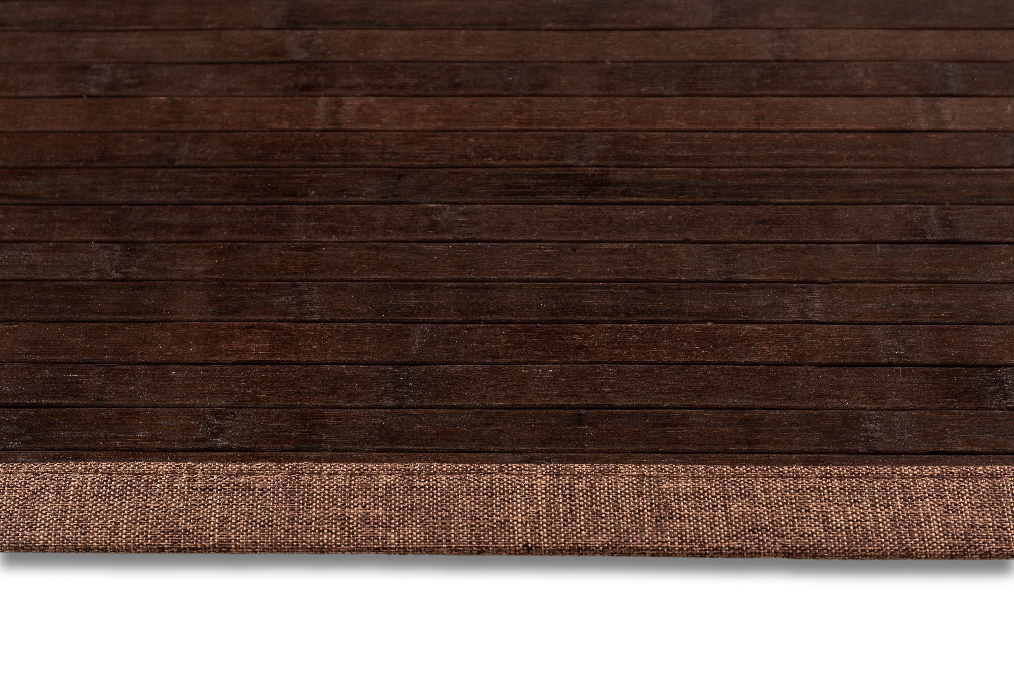 Teppich Bambus, Outdoor 100% geeignet In- 17 Material: braun Wendeteppich, rechteckig, Höhe: Andiamo, und Bambus, mm