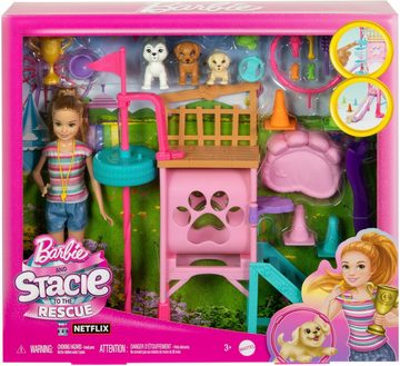 Barbie Anziehpuppe Stacie's Hündchenspielplatz-Spielset