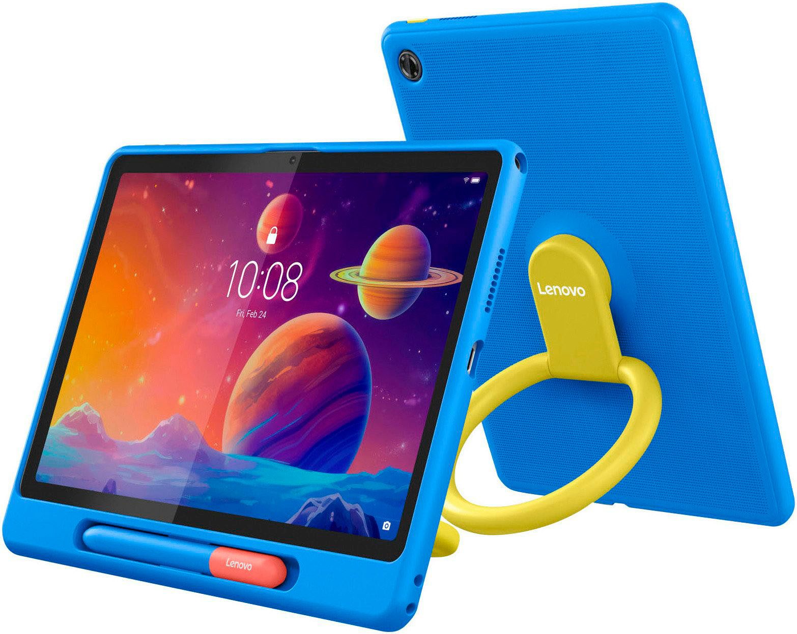 Lenovo Tab 10,1 Zoll mit Lenovo Play Suite (Kids Case & passiver Stift) Tablet (10,1", 64 GB, Android, Kids-Case abnehmbar - Tablet für alle Altersgruppen geeignet)