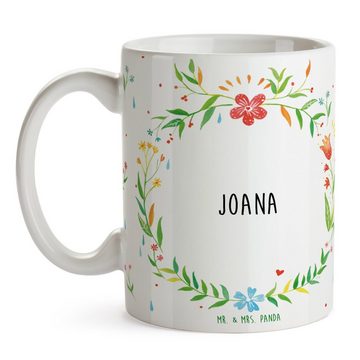 Mr. & Mrs. Panda Tasse Joana - Geschenk, Teetasse, Teebecher, Kaffeetasse, Porzellantasse, K, Keramik