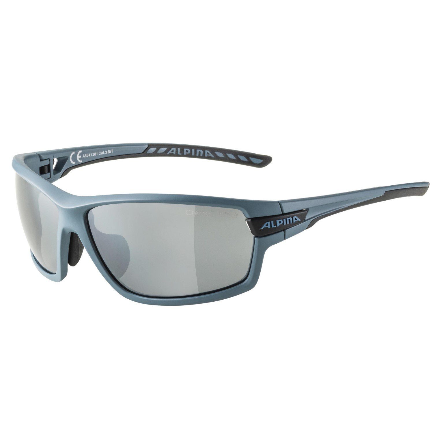 Alpina TRI-Scray Matt Wechselscheiben Dirtblue Sportbrille mit Sports Sonnenbrille 2.0