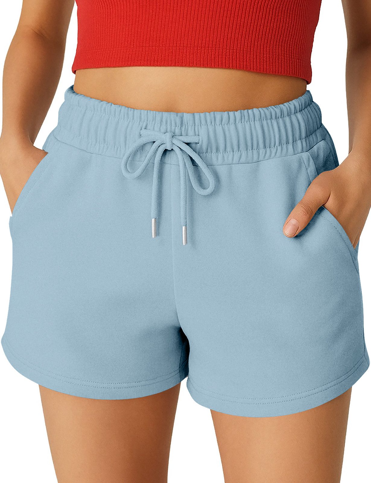 R-CAMP Shorts Kurze Hosen Damen Sweatshorts (Packung, 1-tlg., 1tlg) Lycra - günstig online kaufen
