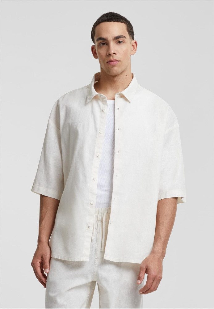 URBAN CLASSICS Langarmhemd Boxy Cotton Linen günstig online kaufen