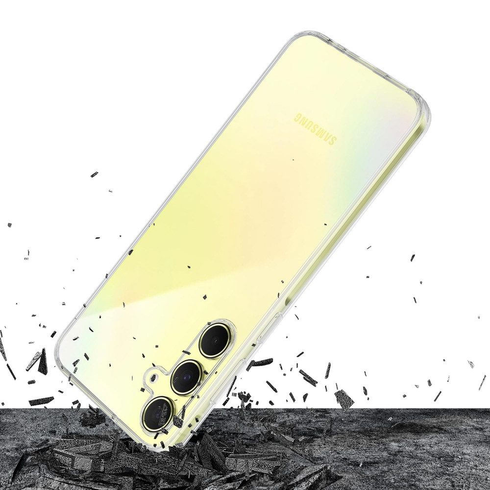 3MK Smartphone-Hülle Schutzhülle Handyhülle Smartphone-Hülle, transparent, Kameraschutz, sturzgeprüft, dünn