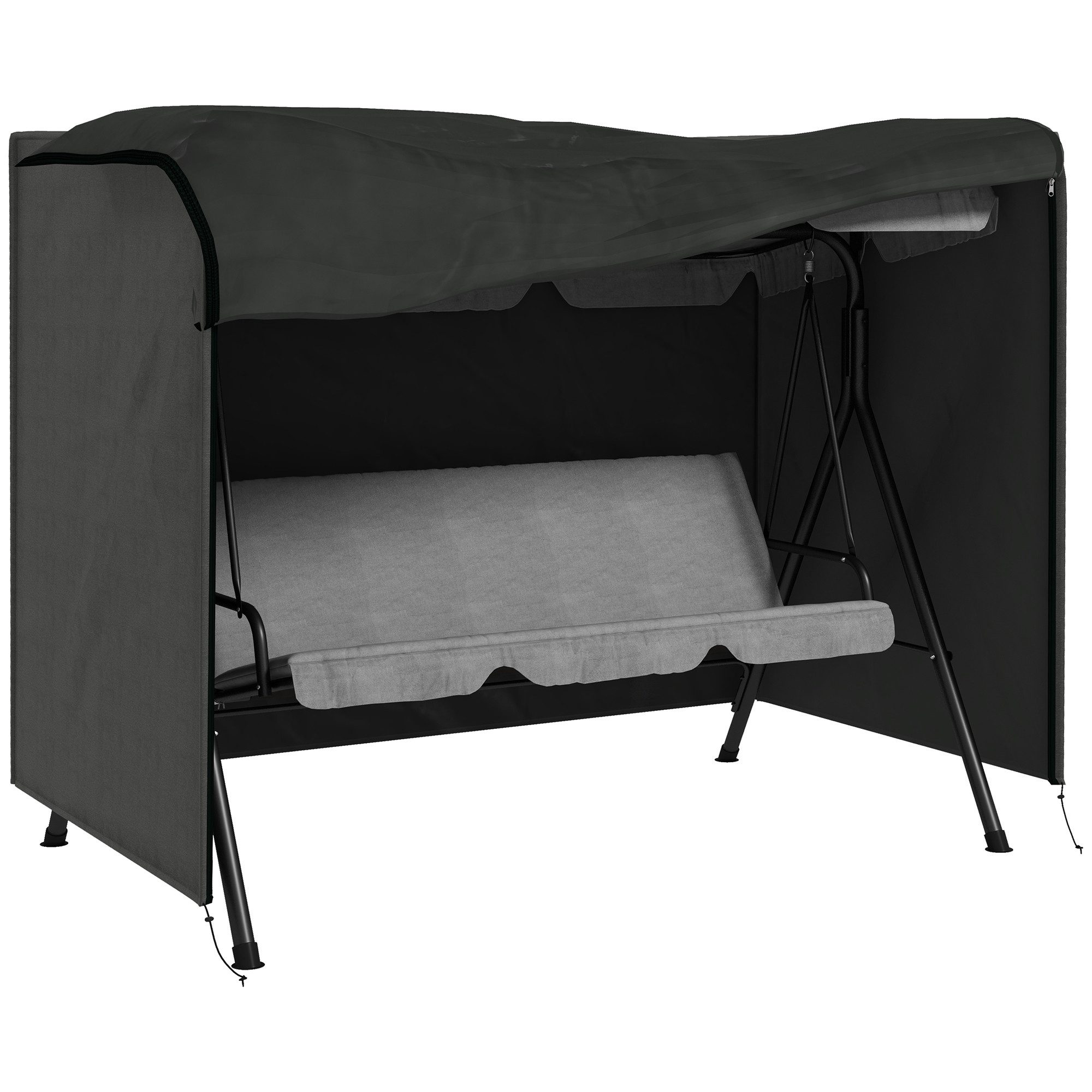 Outsunny Gartenmöbel-Schutzhülle 3 Sitzer, wasserabweisend, winterfest (UV- günstig online kaufen