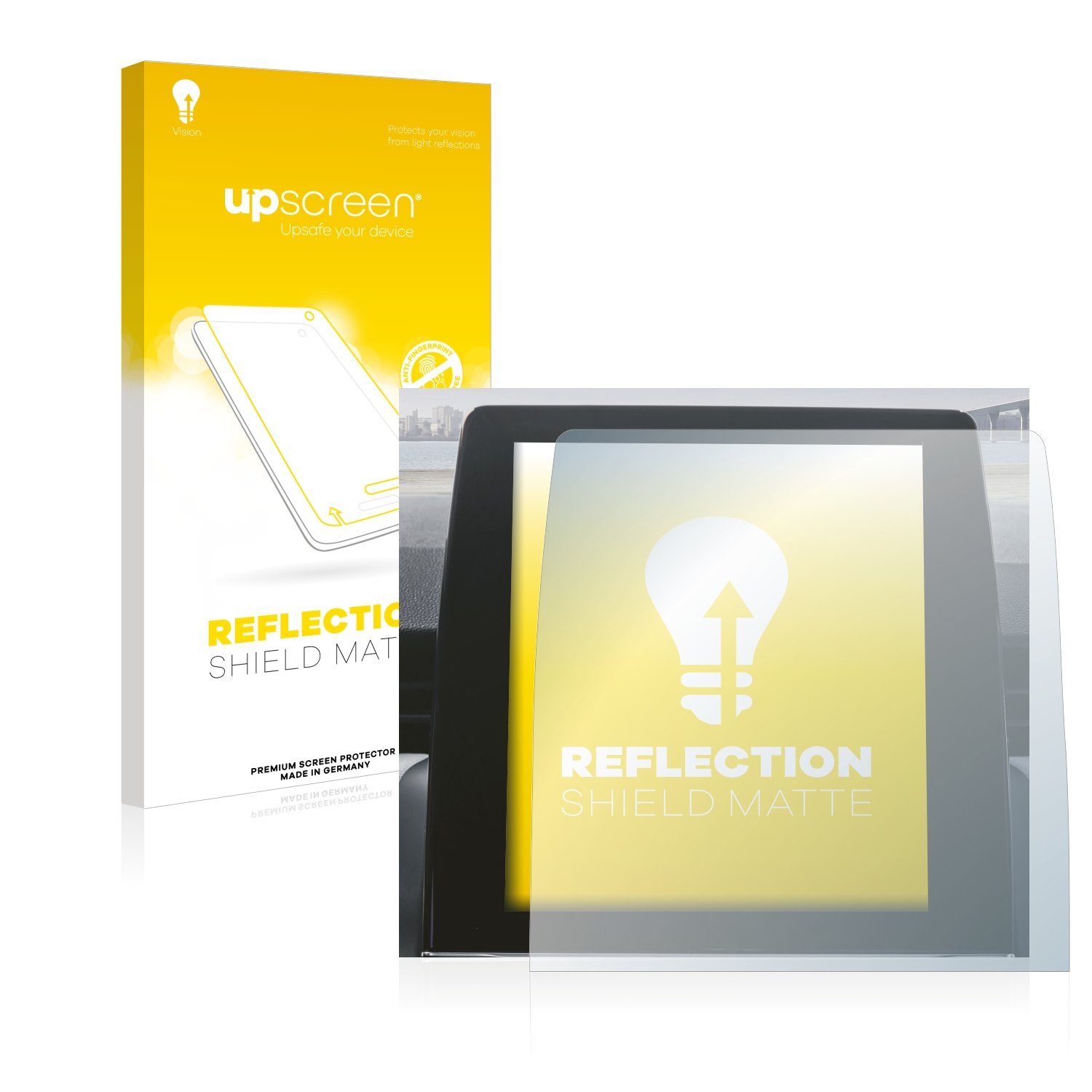 upscreen Displayschutzfolie Schutzfolie für Renault Zoe 2020 Easy Link 9.3", Displayschutz Schutz Folie Matt Entspiegelungsfolie