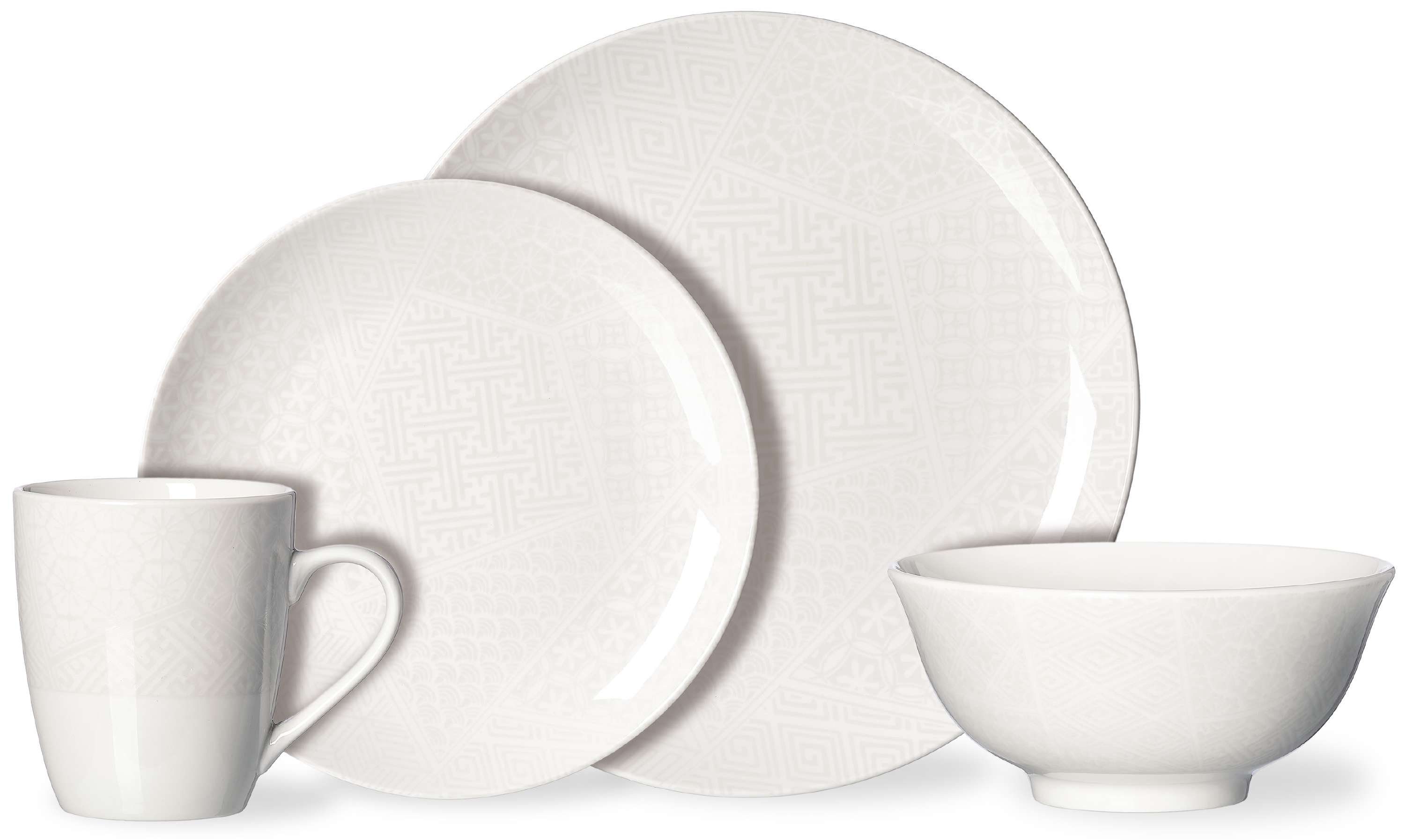 Ritzenhoff & Breker Kombiservice Ritzenhoff & Breker Kombiservice Geschirrset Kyoto 16 teilig hellbeige