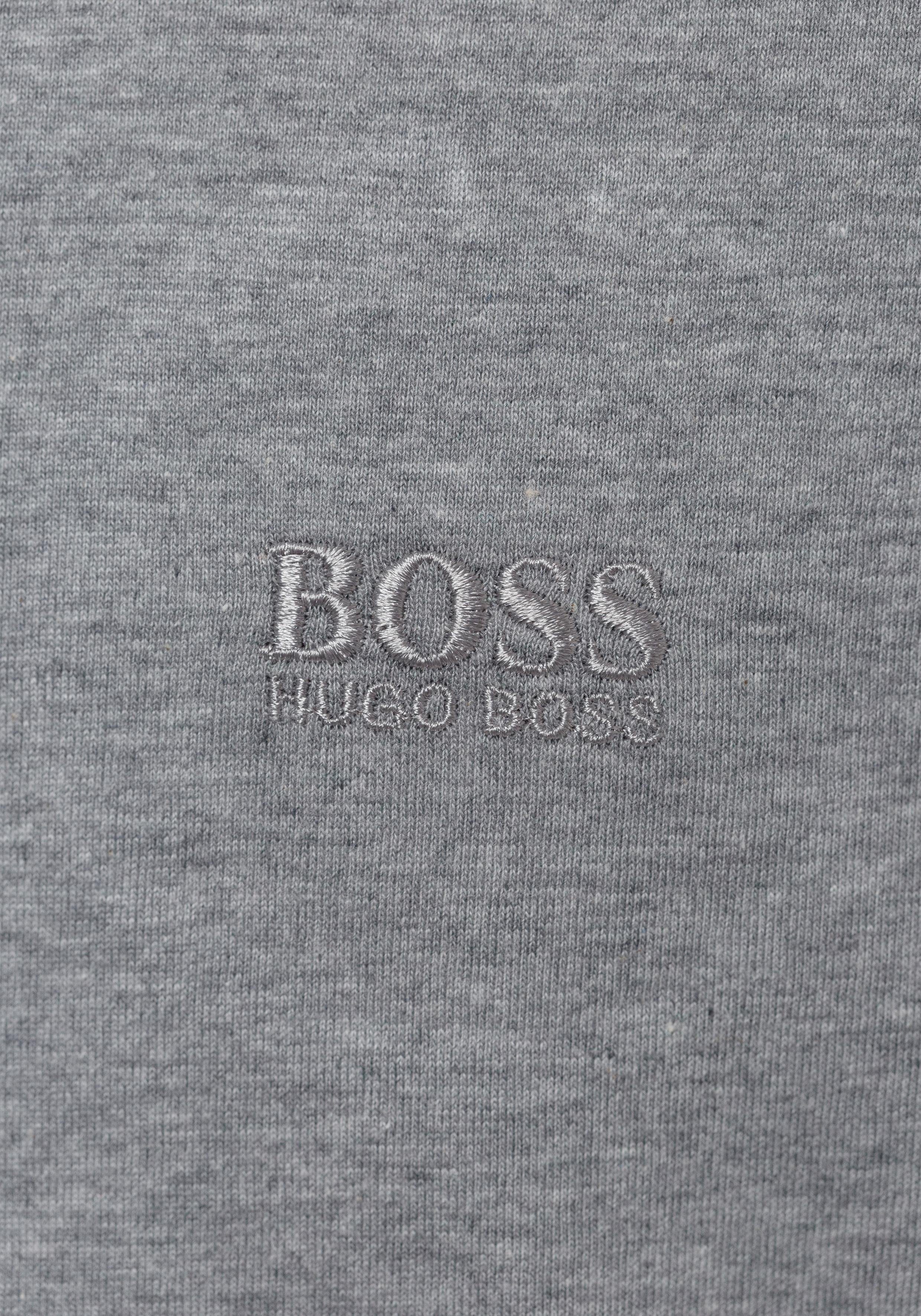 BOSS T-Shirt T-Shirt Rundhals mit dezentem grau-meliert, BOSS assorted_pre-pack, Logo-Print schwarz999 (3er-Pack)