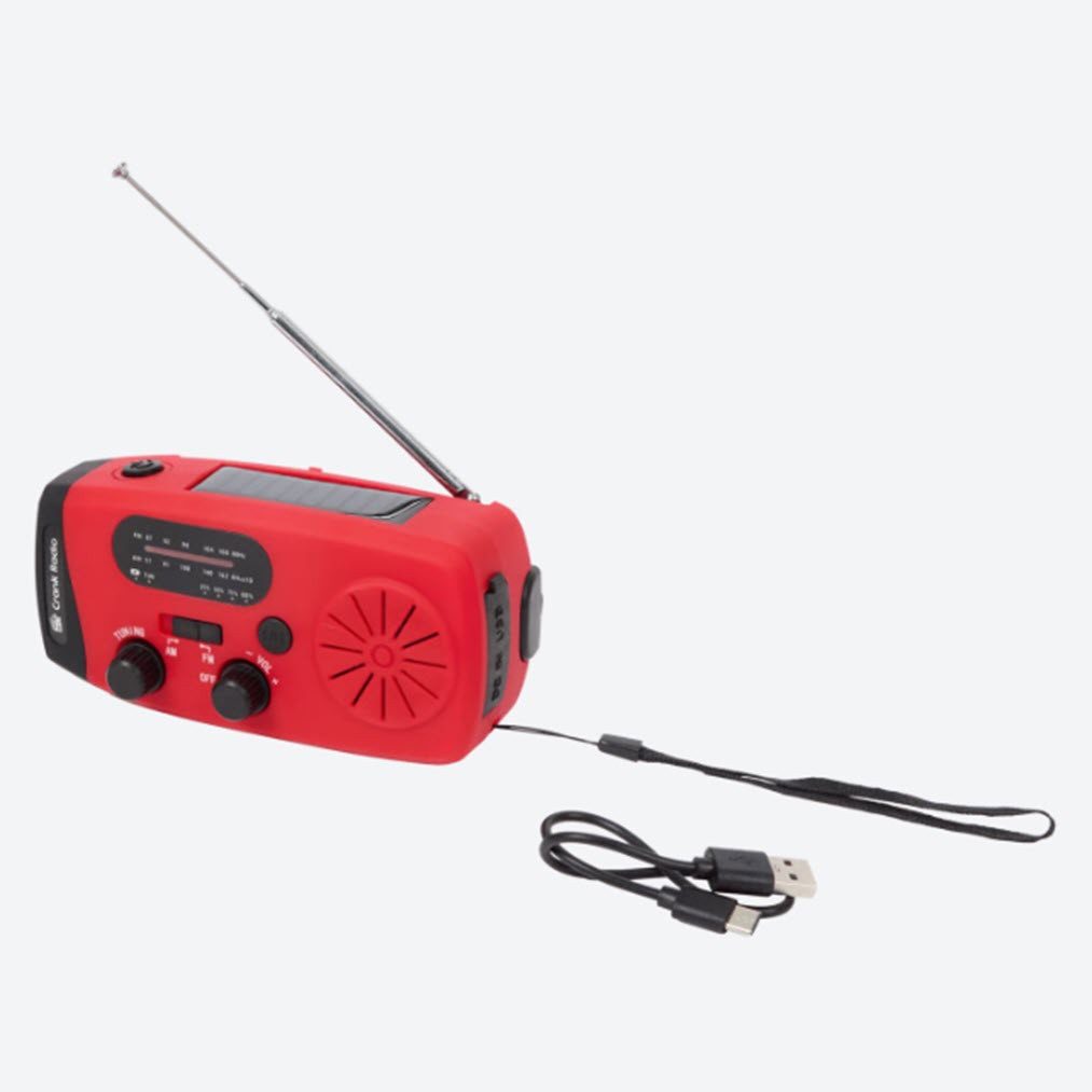 Spectrum Solar-Notfallradio mit Solarmodul Notfallradio