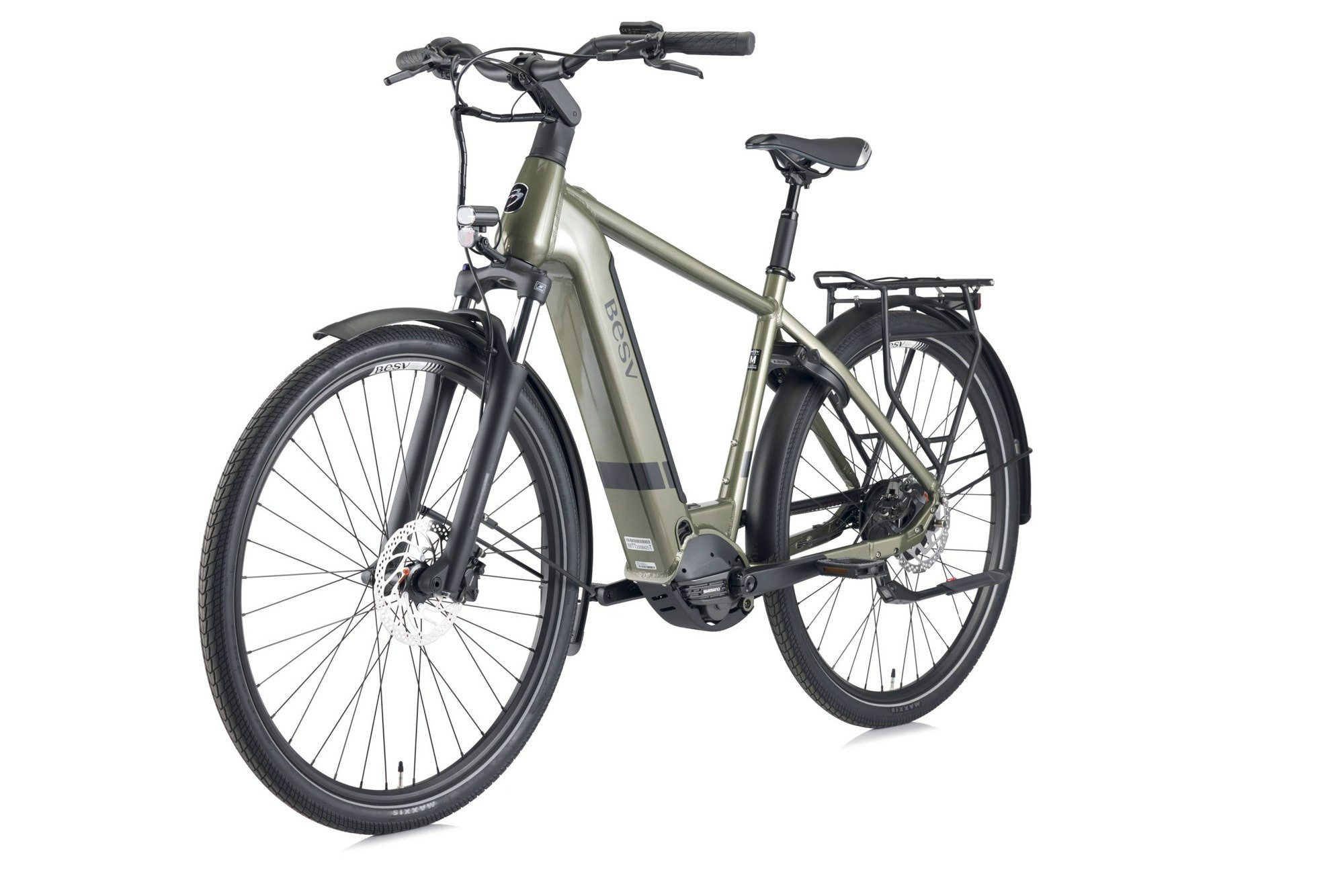 BESV E-Bike Touren Bike CT 1.3 metallic khaki 28" 630 Wh Diamant, Enviolo ENVIOLO Trekking Schaltwerk, Nabenschaltung