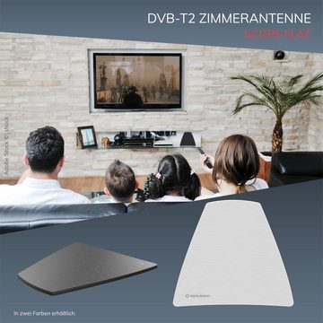 Oehlbach Scope Flat Zimmerantenne für DVB-T2 Innenantenne (DVB-T2)