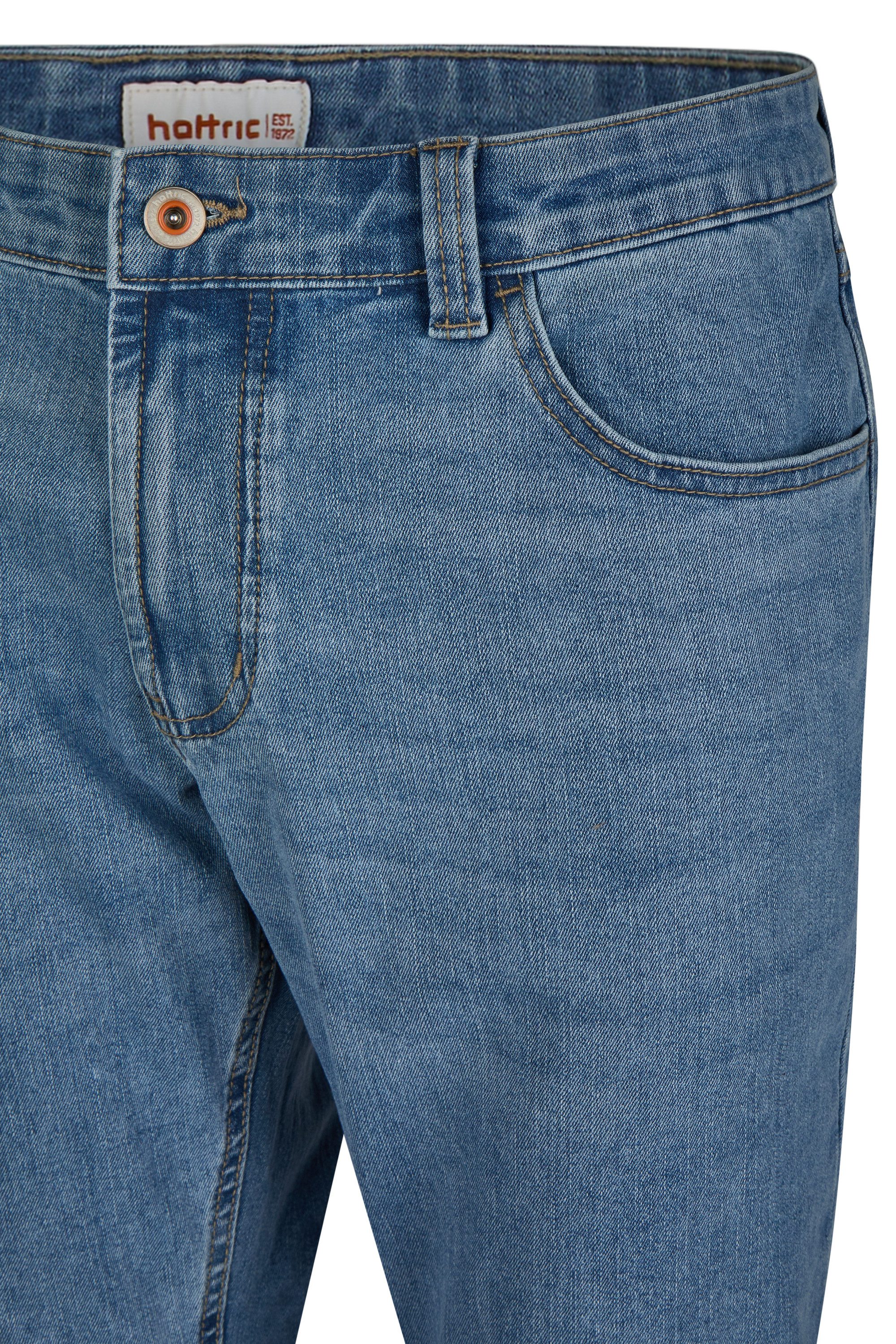 Hattric 5-Pocket-Jeans Jeanshose Harris Light Denim – Bild 4 von 5