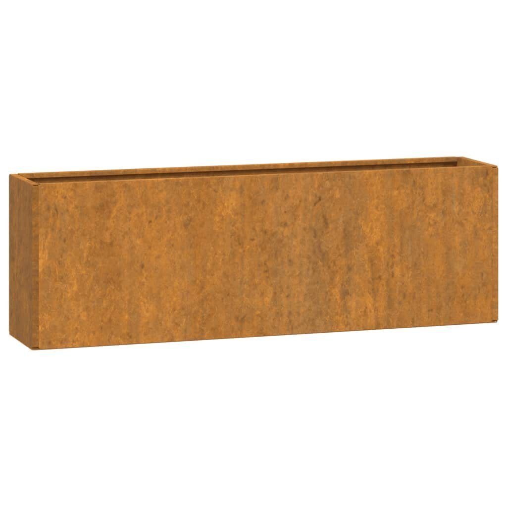 Wand-Pflanzkübel Stk. (2 2 cm St) Blumentopf 53x10x17 Cortenstahl vidaXL Rostig