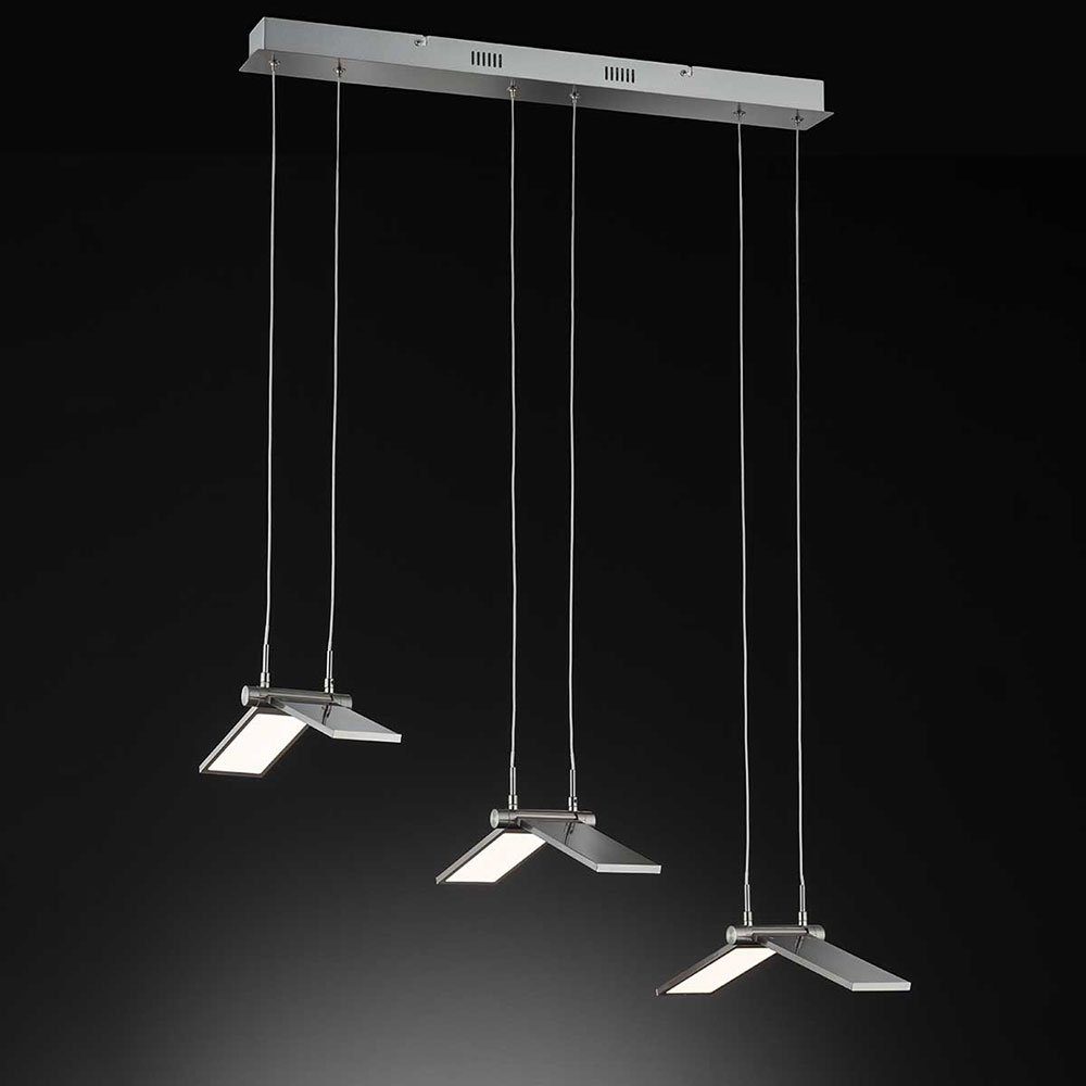 WOFI LED-Hängeleuchte, LED-Leuchtmittel fest verbaut, Warmweiß, Pendelleuchte Deckenlampe LED Esstischleuchte dimmbar Hängelampe