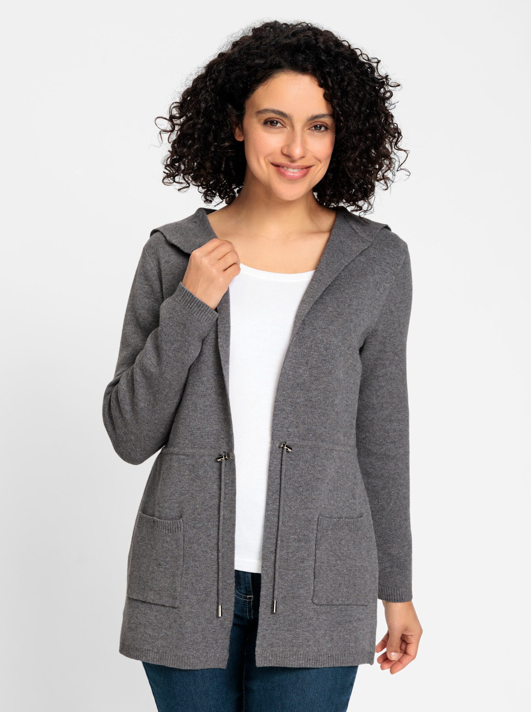 Witt Strickjacke Kapuzenstrickjacke . günstig online kaufen