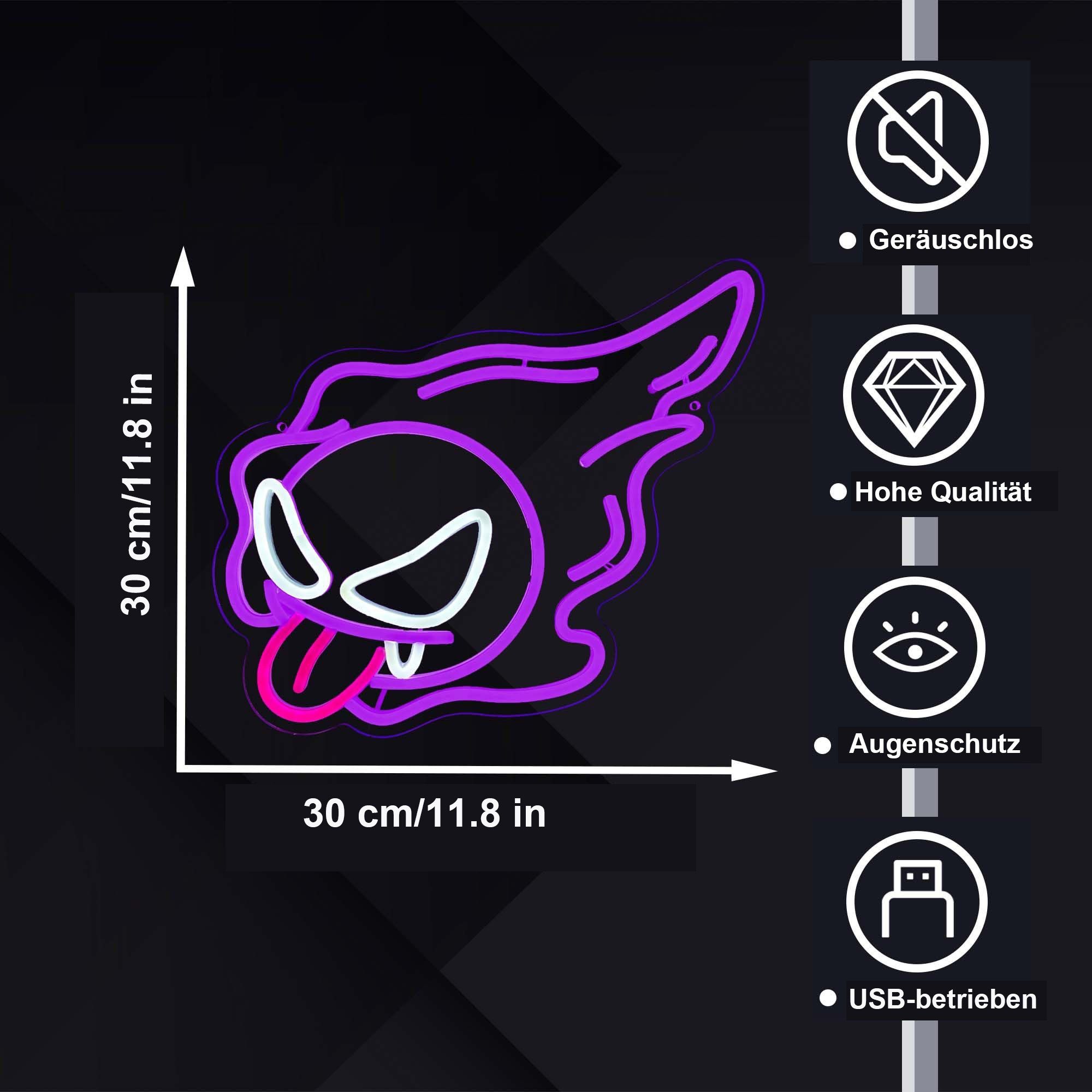 Rosnek LED Dekolicht Skelett Geist, mit Ein/Aus Schalter, für Spielzimmer W günstig online kaufen