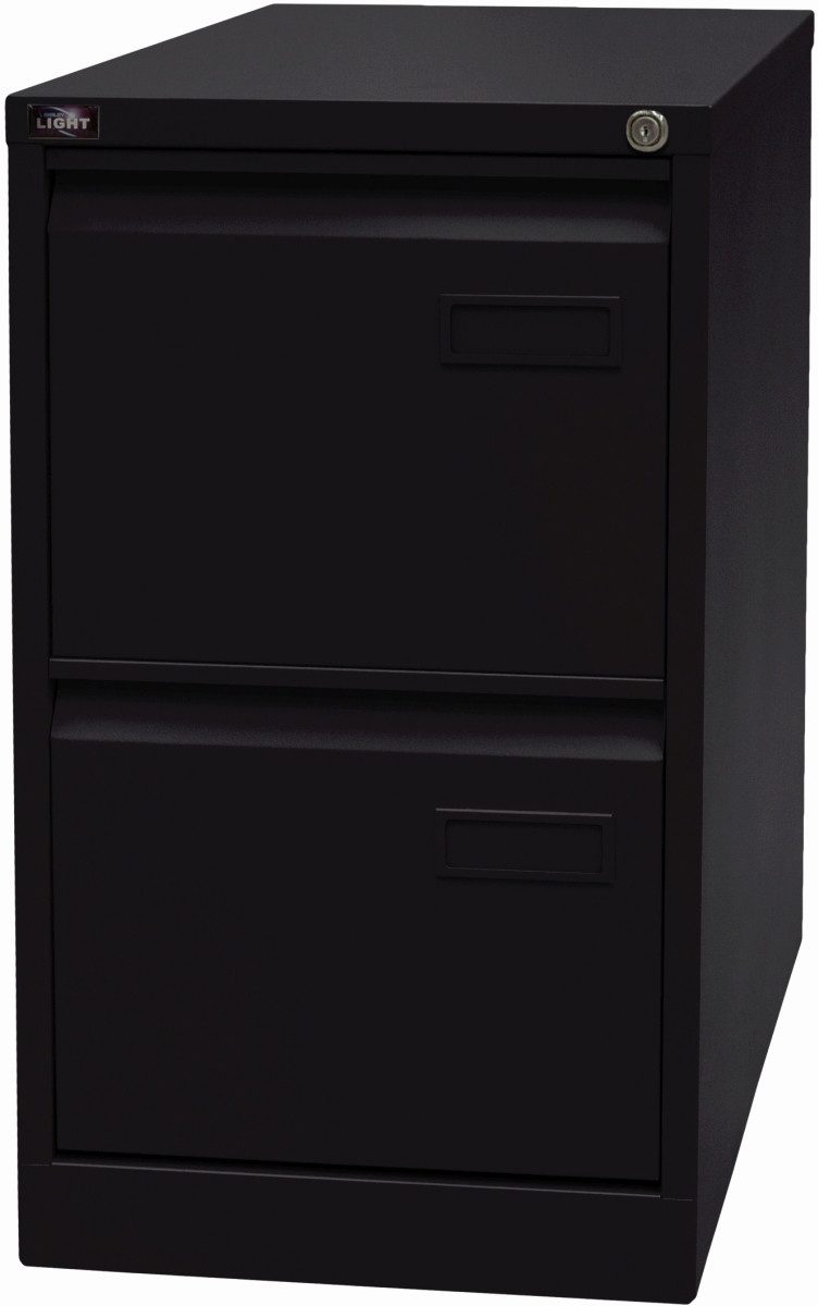 Bisley Hängeregisterschrank Hängeregistraturschrank Light 2 Schübe 1-bahnig schwarz