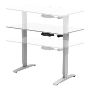 pro.tec Schreibtisch, »Visalia« Elektrisch Höhenverstellbarer Tisch 110x60 Weiß