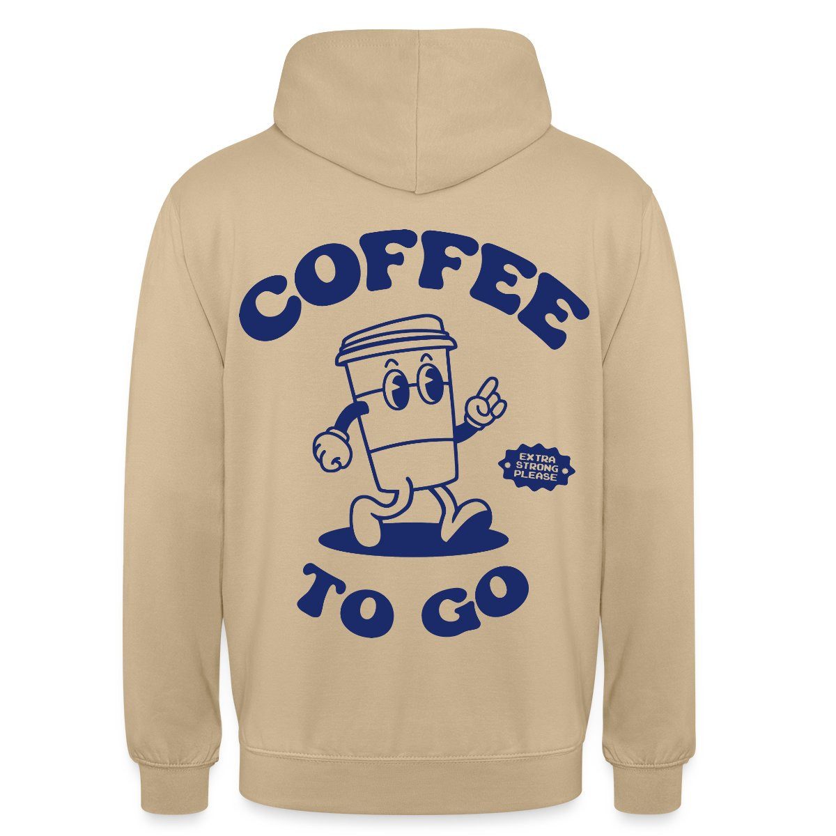 Hoodie Coffee To Go Illustration Retro Unisex Hoodie