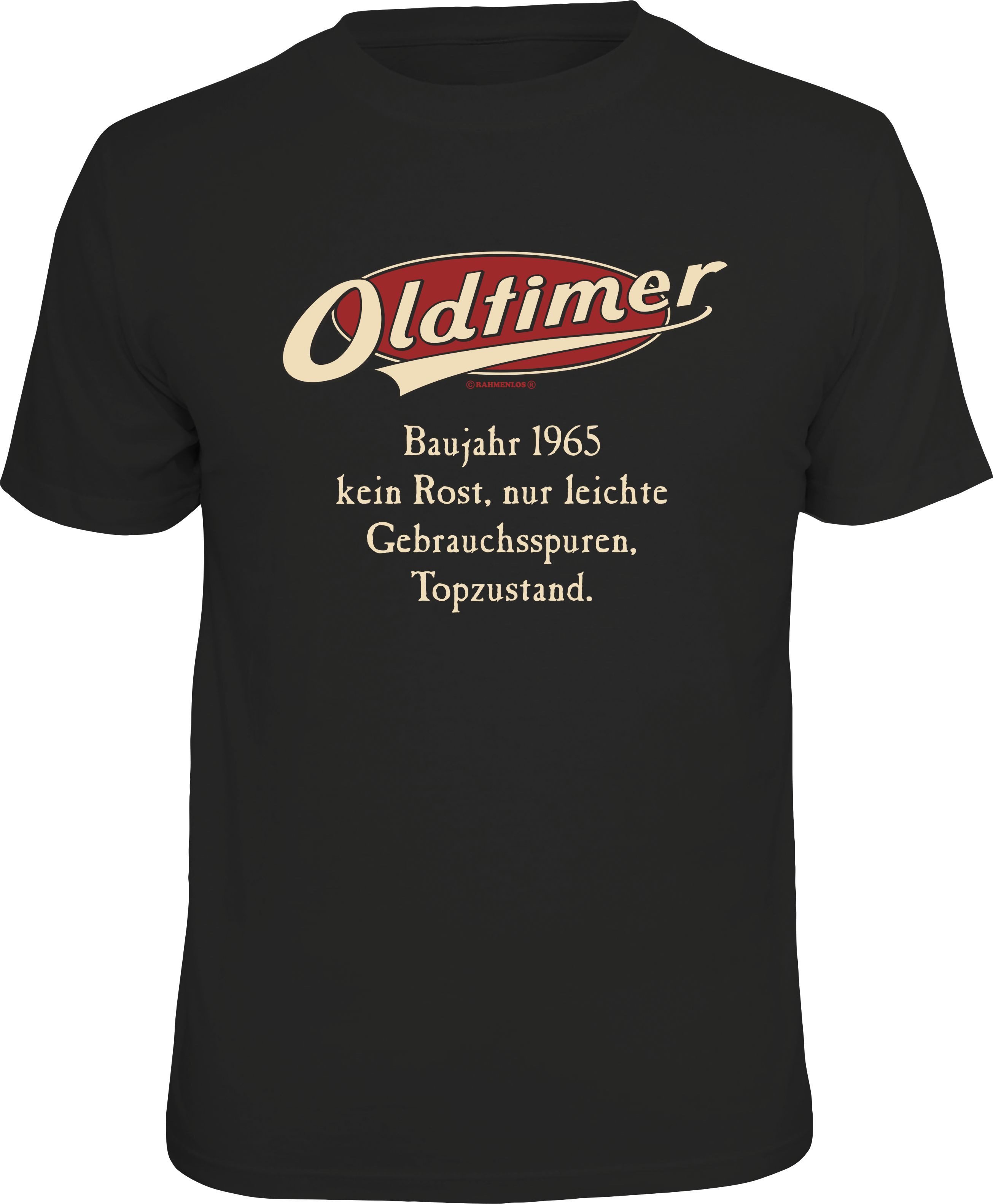 RAHMENLOS® T-Shirt zum Geburtstag - Oldtimer Baujahr 1965