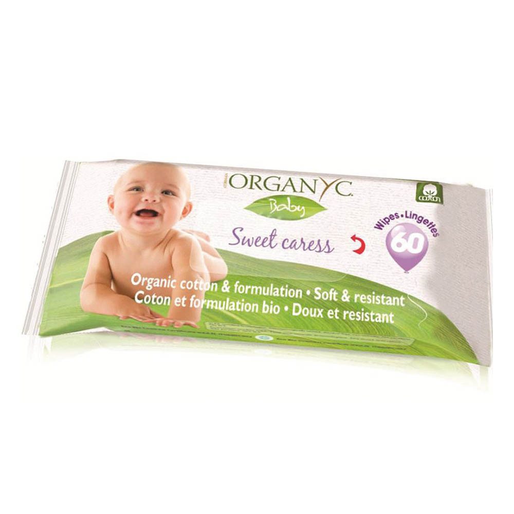 Organyc Baby Feuchttücher 60Stk Hygienemittel
