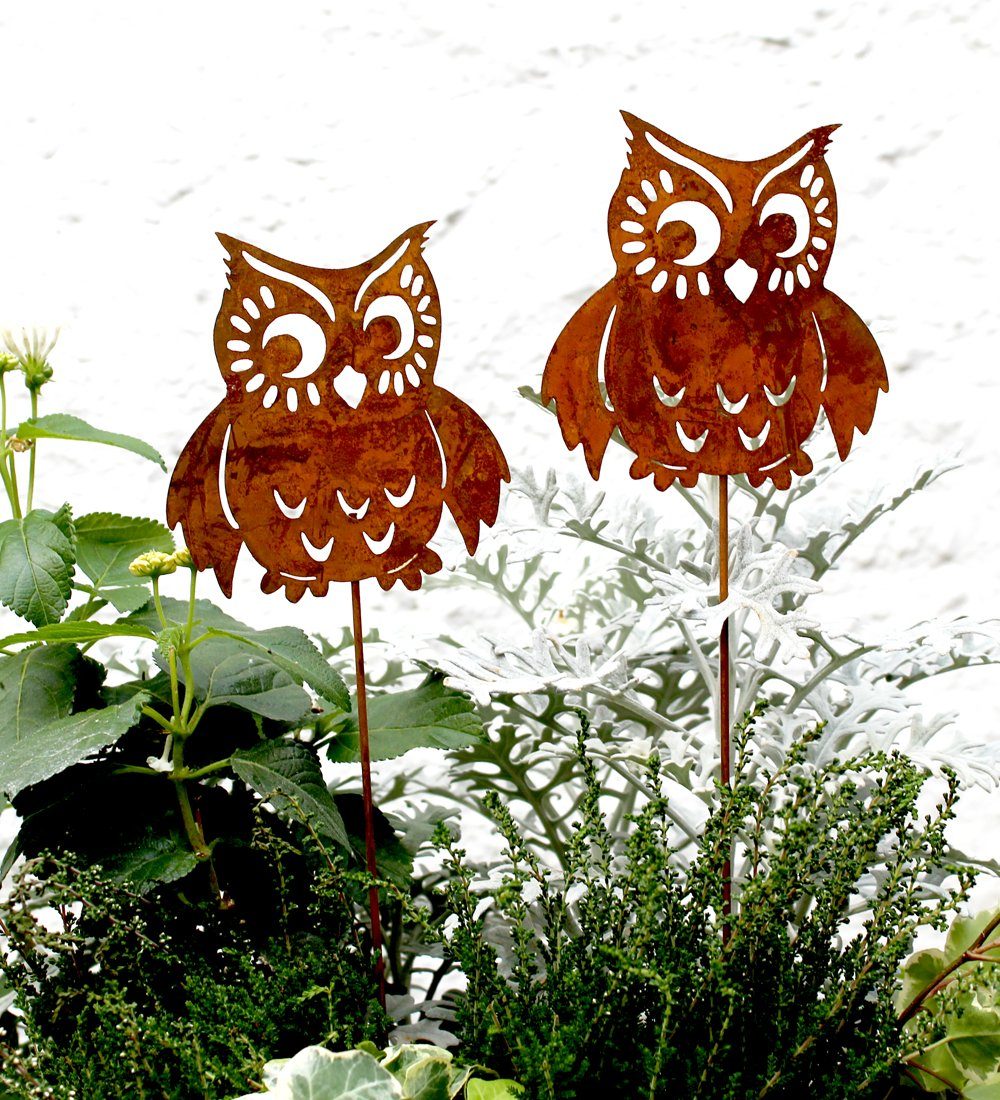 LB H&F Lilienburg Teichfigur 2er SET Gartenstecker Dekostecker Beetstecker günstig online kaufen