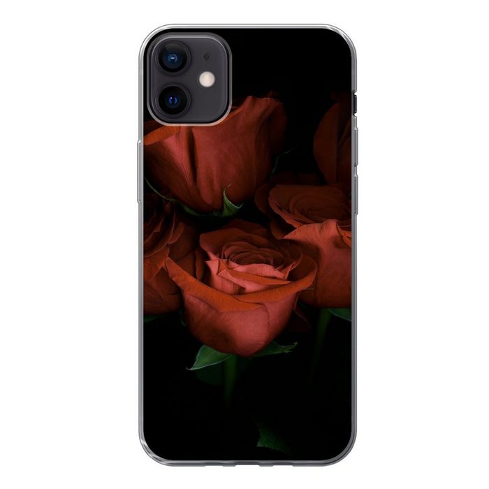 MuchoWow Handyhülle Blumen - Rosen - Wald Handyhülle Apple iPhone 12 Mini Smartphone-Bumper Print Handy