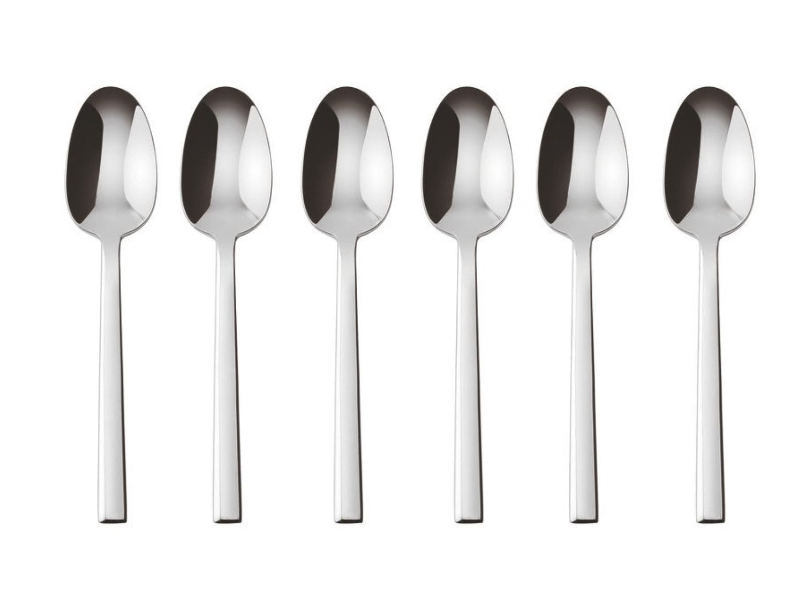 Rosenthal Besteck-Set Neutra Mokkalöffel Set6 Edelstahl 18/10, Edelstahl 18/10