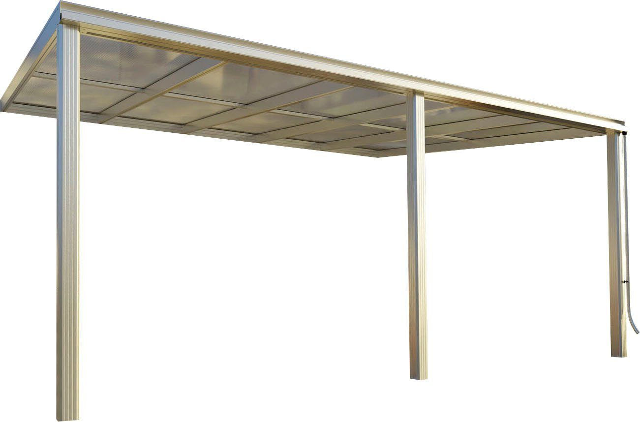 Beckmann Terrassendach Exklusiv Gr. 11, BxT: 508x371,3 cm, Bedachung Doppelstegplatten