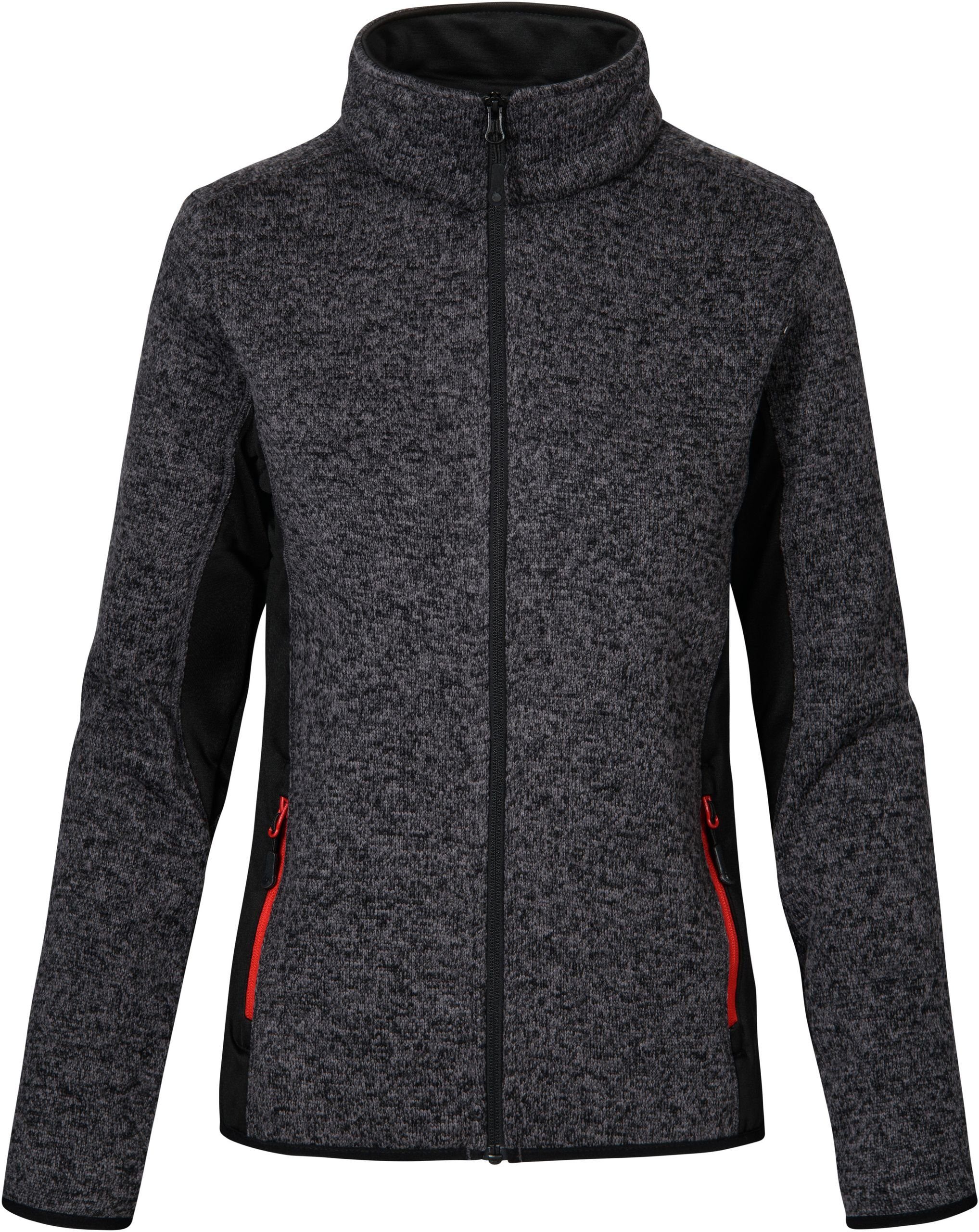 Jacke -E7705- Promodoro Workwear Strickfleece Graphite Heather Fleecejacke