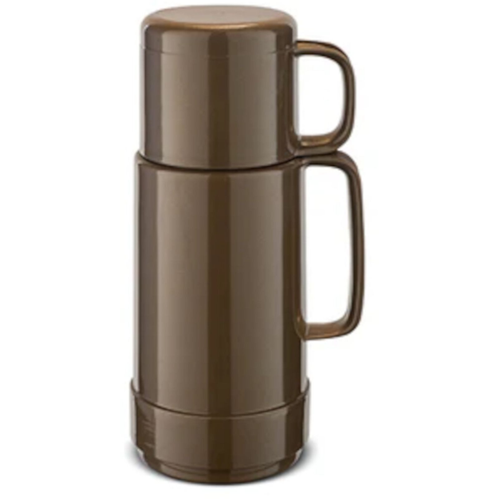 ROTPUNKT Trinkflasche Isolierflasche 0,25l Shiny Nougat Thermosflasche BPA frei mit Becher