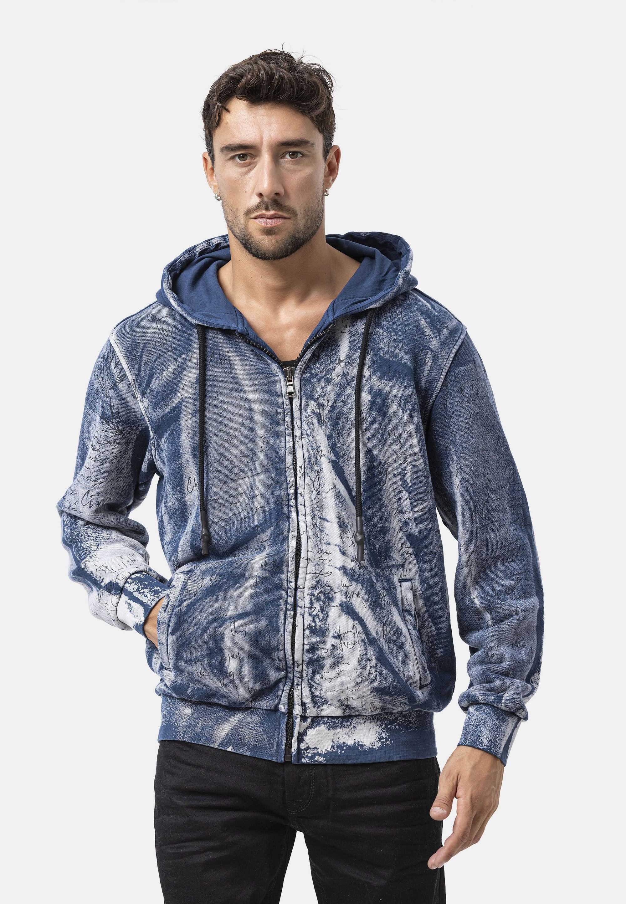 Cipo & Baxx Sweatjacke Sweatjacke (1-tlg) mit Kaputze