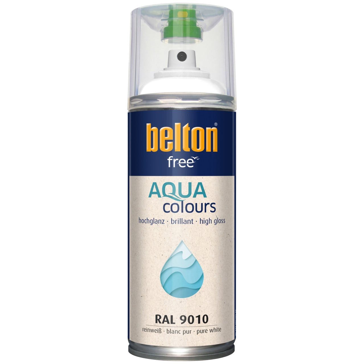 belton Sprühlack belton free Lackspray AQUAcolours 400 ml reinweiß
