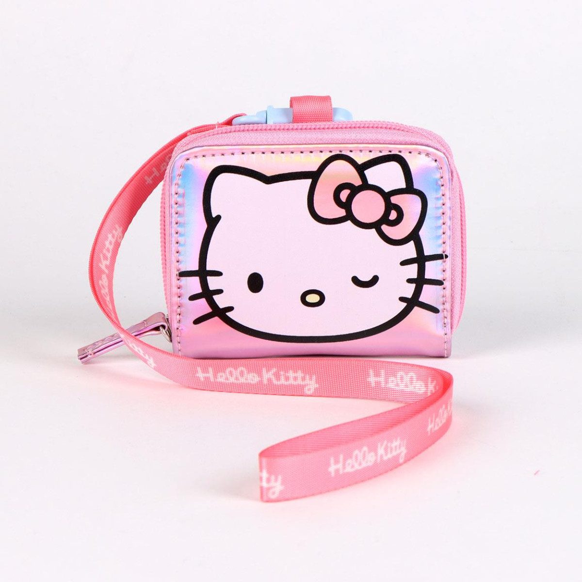 Cerda Geldbörse Hello Kitty Iridescent Geldbörse schimmernde Kinderbörse