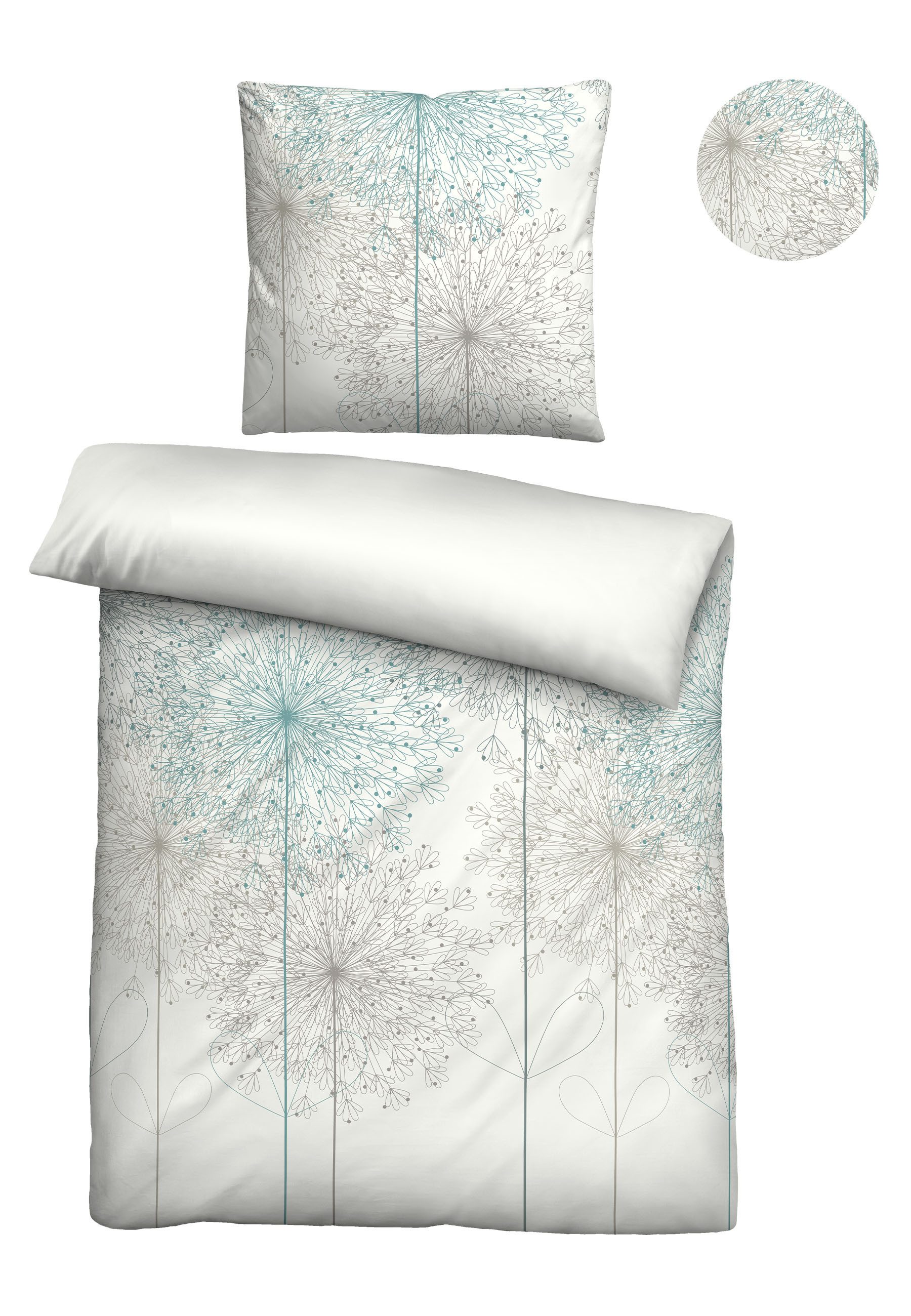 Biberna Bettwäsche 0614510, Mako-Satin, 2 teilig, günstig online kaufen