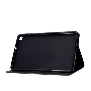 Wigento Tablet-Hülle Für Samsung Galaxy Tab A7 T500 / T505 2020 Motiv 84 Tablet Tasche Kunst Leder Hülle Etuis