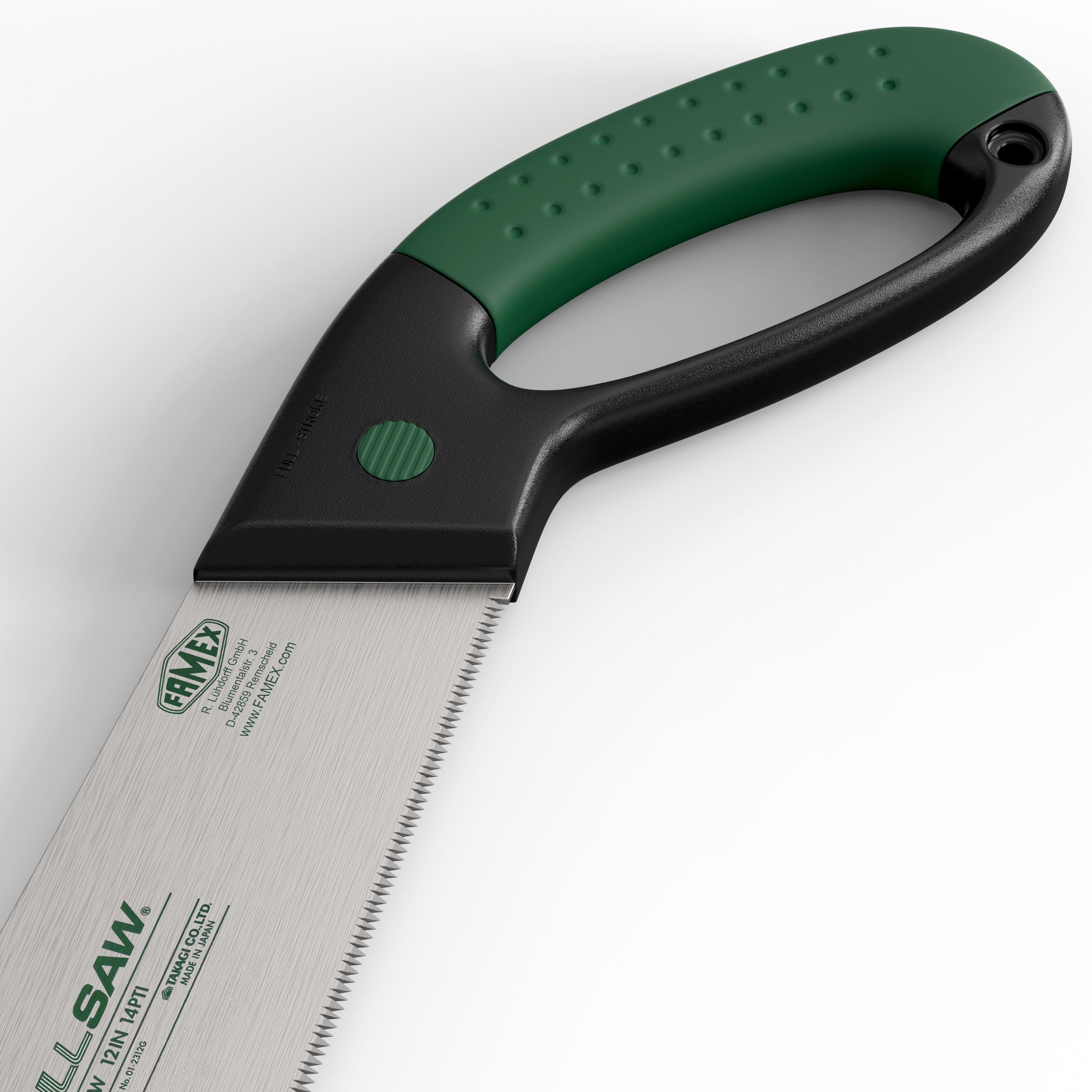 FAMEX Japansäge 5503 Profi Handsäge 300mm - PROFESSIONAL (Anti-Rutsch-Griff), Made in Japan