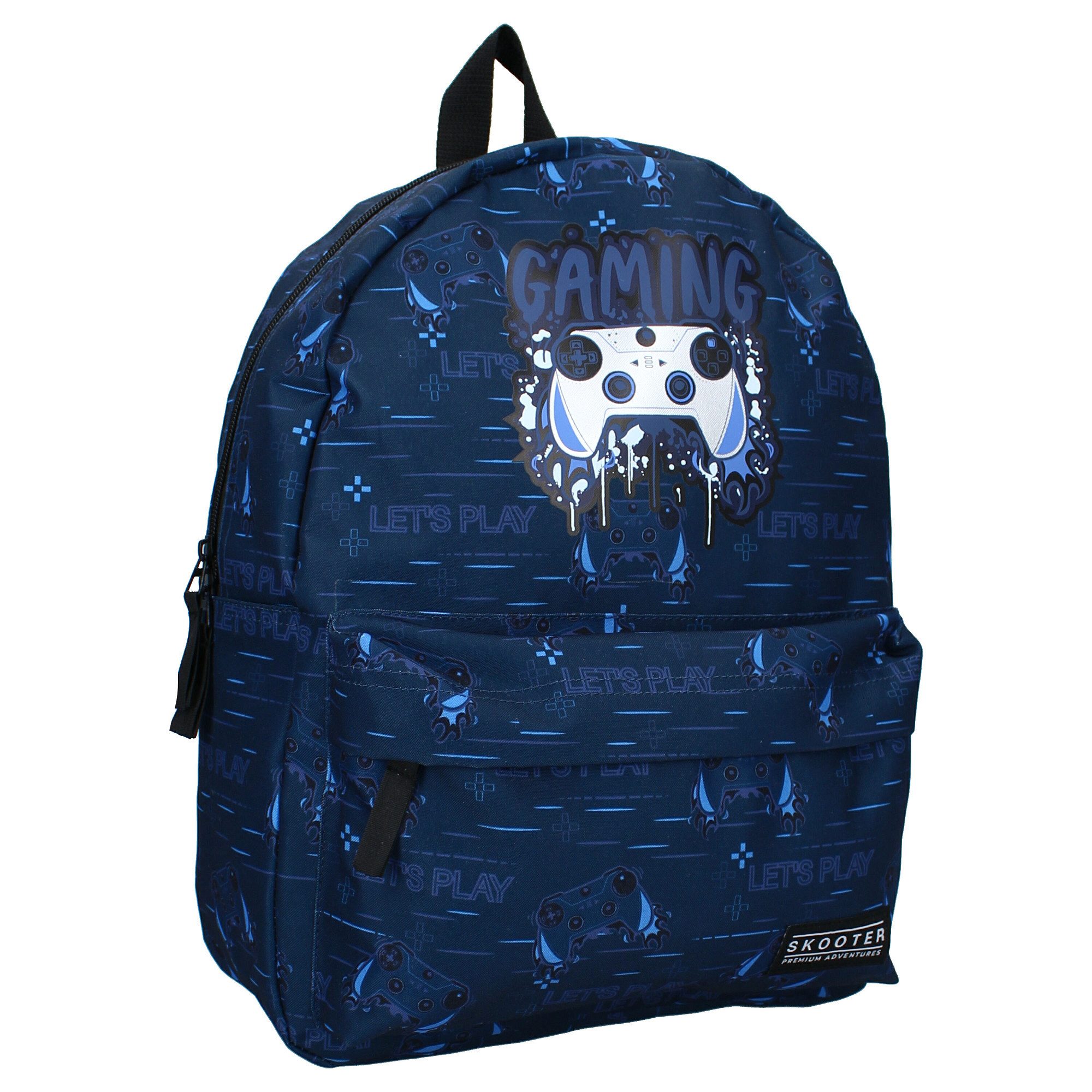 Skooter Rucksack Rucksack Blau Ergonomisch, geräumig & mit Reißverschlusstaschen