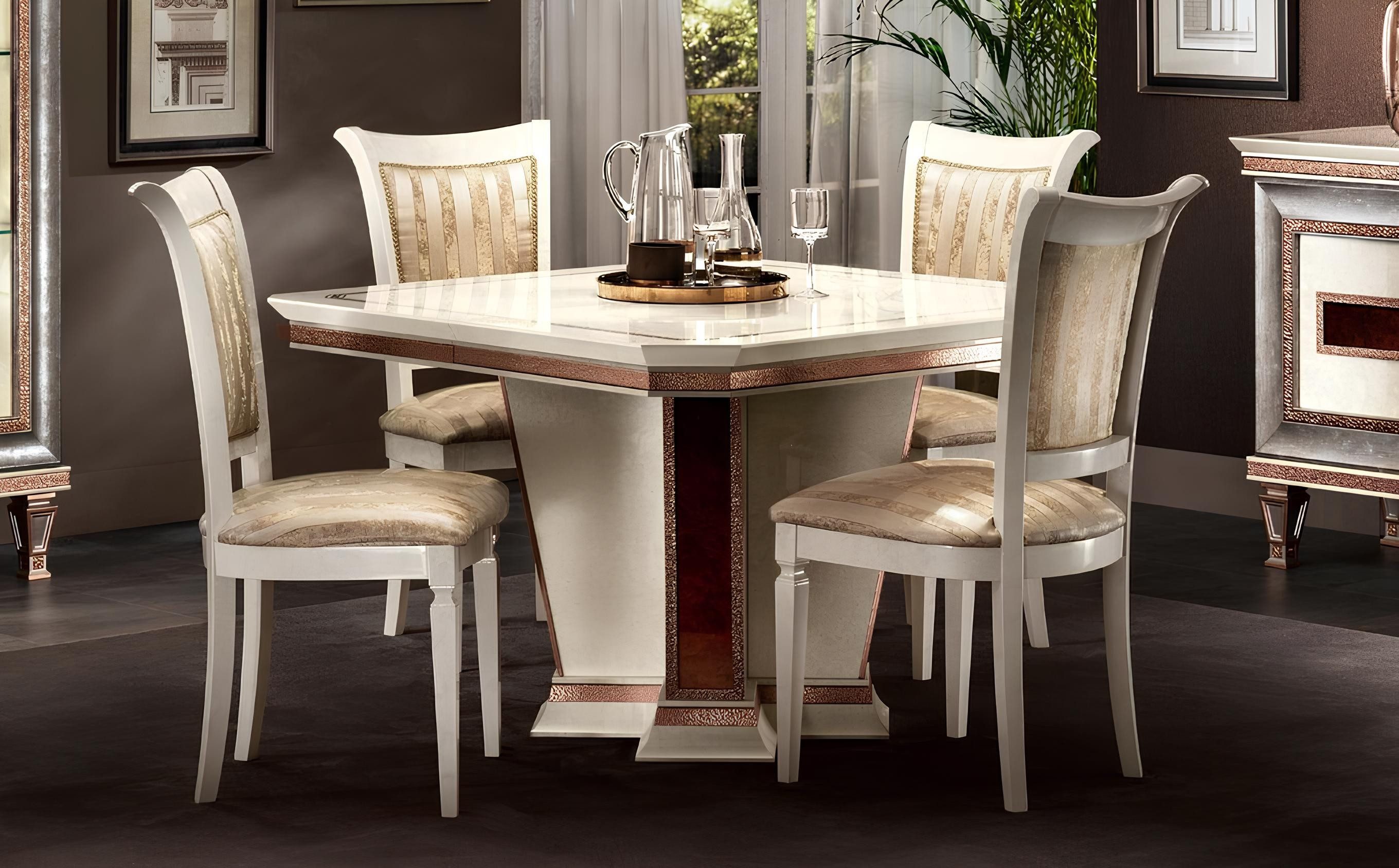 Xlmoebel Esstisch Barock Tischgruppe aus Holz für Esszimmer und Wohnzimmer (1-St), Made in Europa