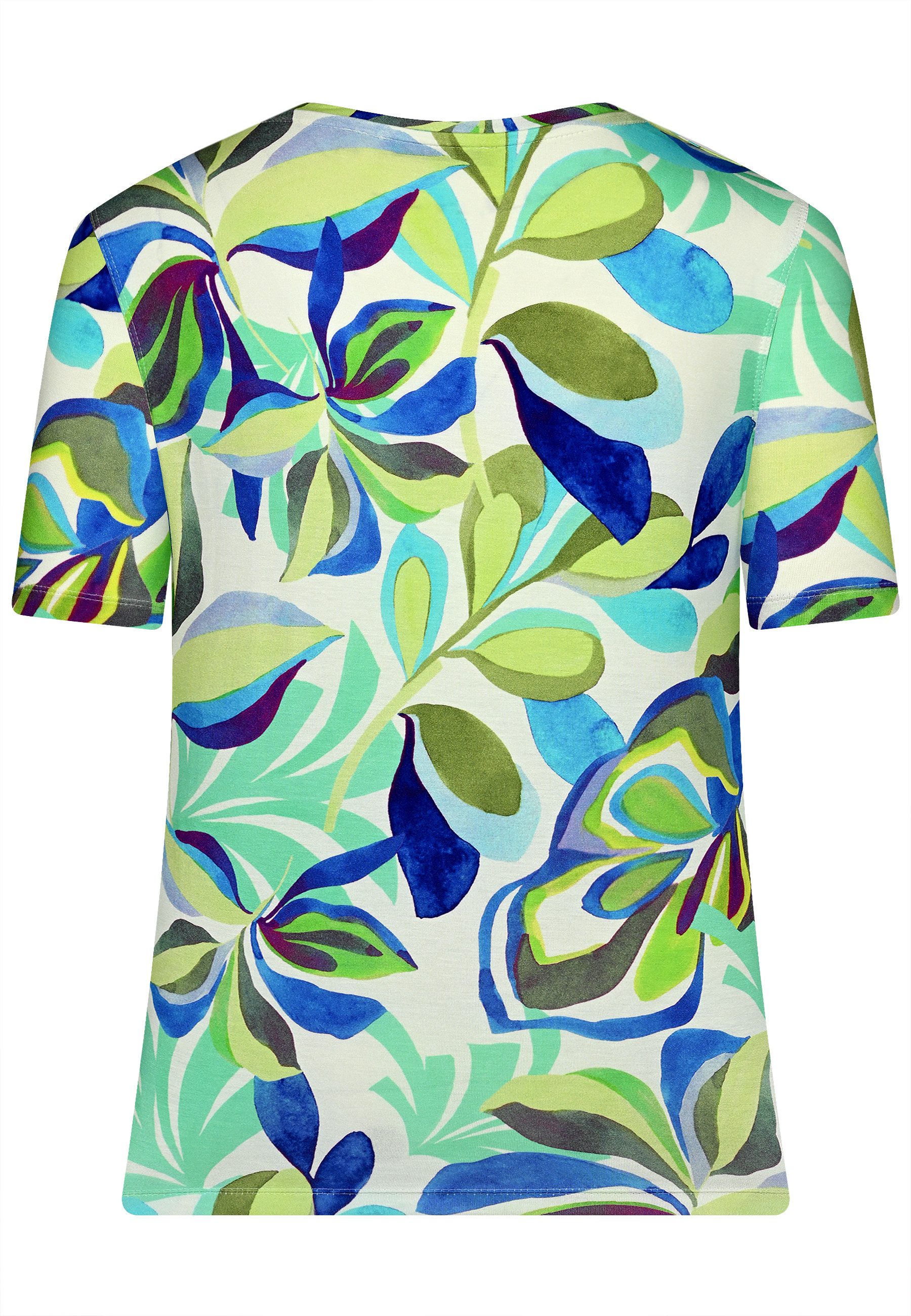 BICALLA T-Shirt Shirt mit Blätter-Print in günstig online kaufen